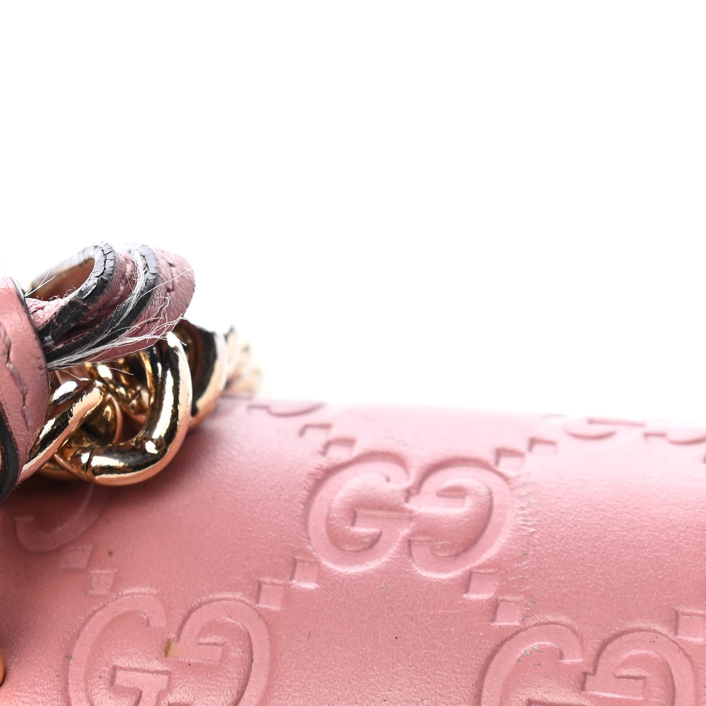 Guccissima Small Padlock Shoulder Bag Rose Baby Candy