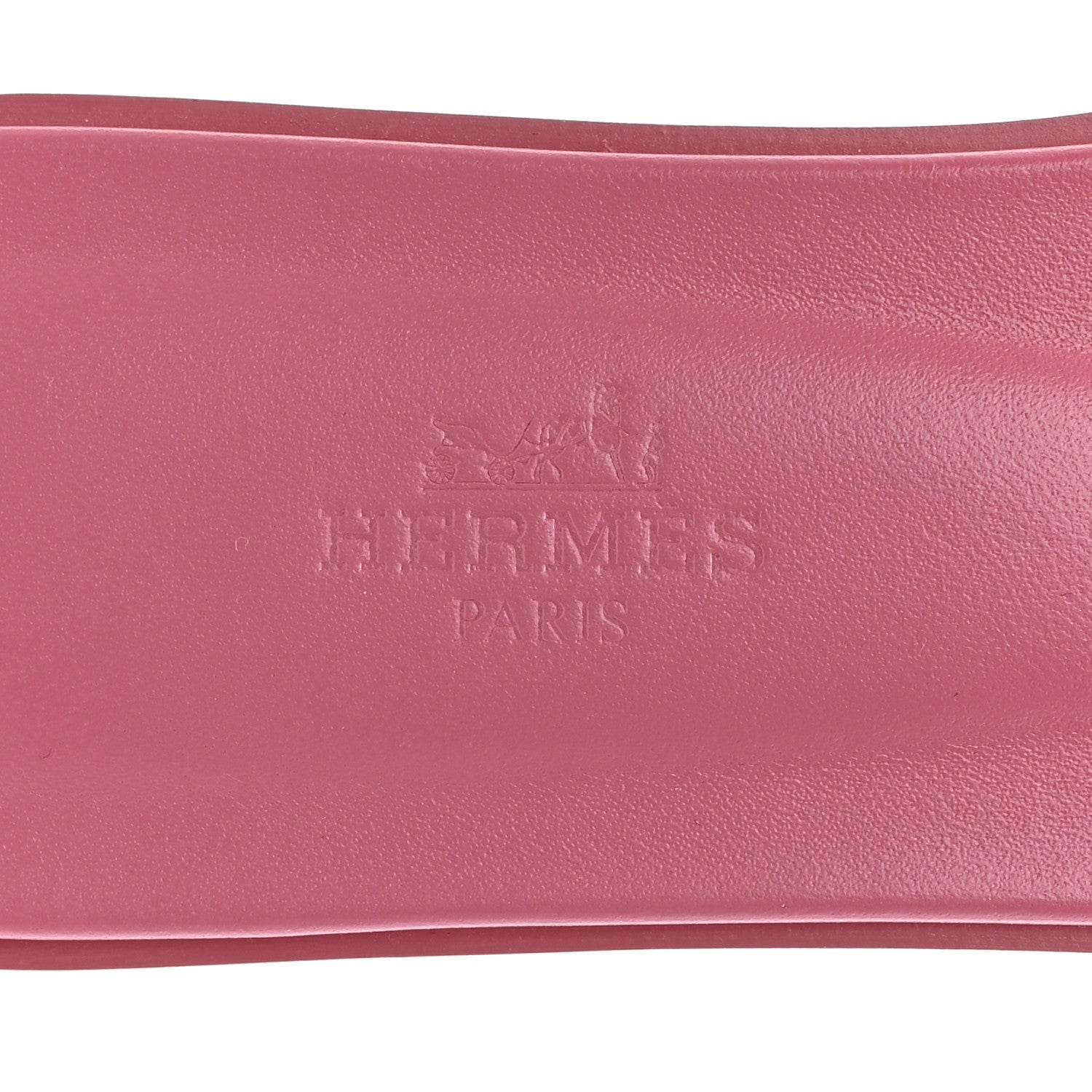 Hermes Box Calfskin Oran Sandals 36.5 Rose Pétale 8 of 9