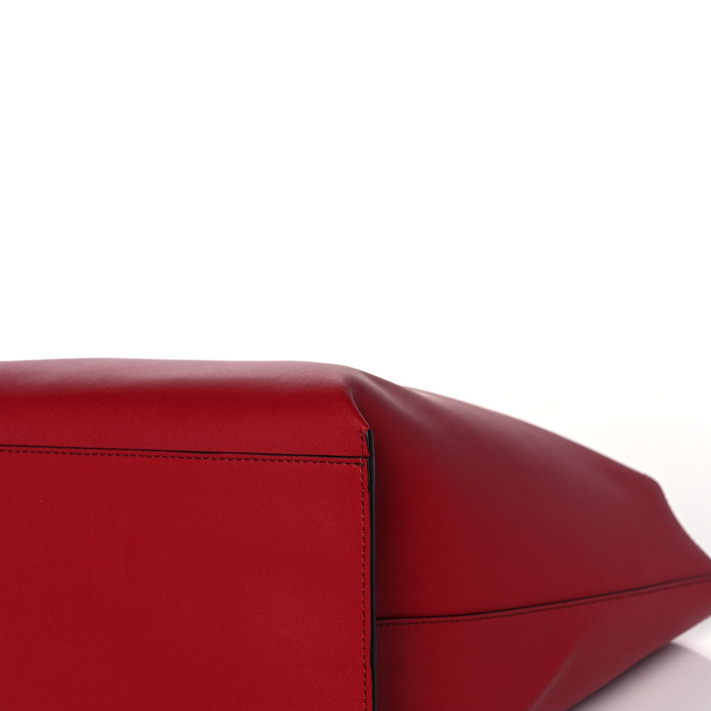 Calfskin Medium GV Shopper Tote Dark Red