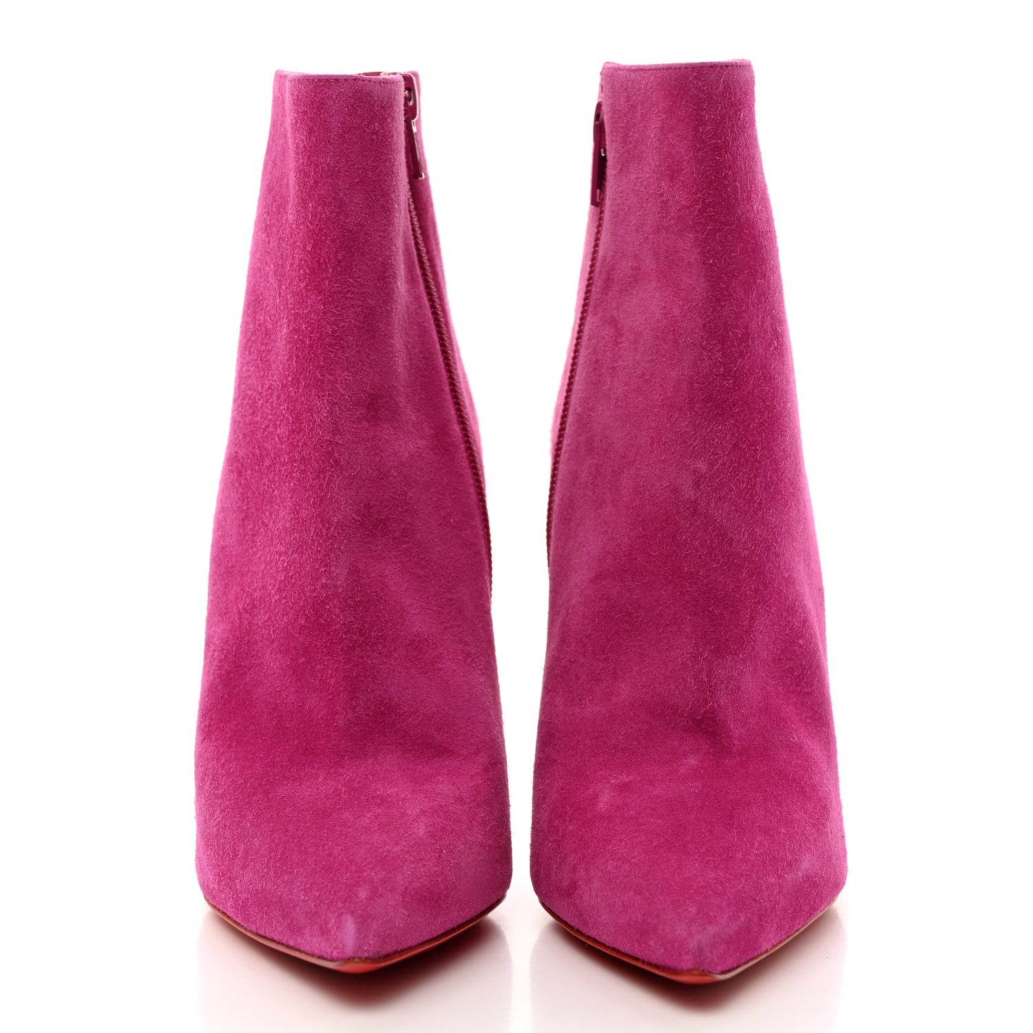 Christian Louboutin Veau Velour So Kate Booty 100 Ankle Boots 37.5 Kiki 2 of 8