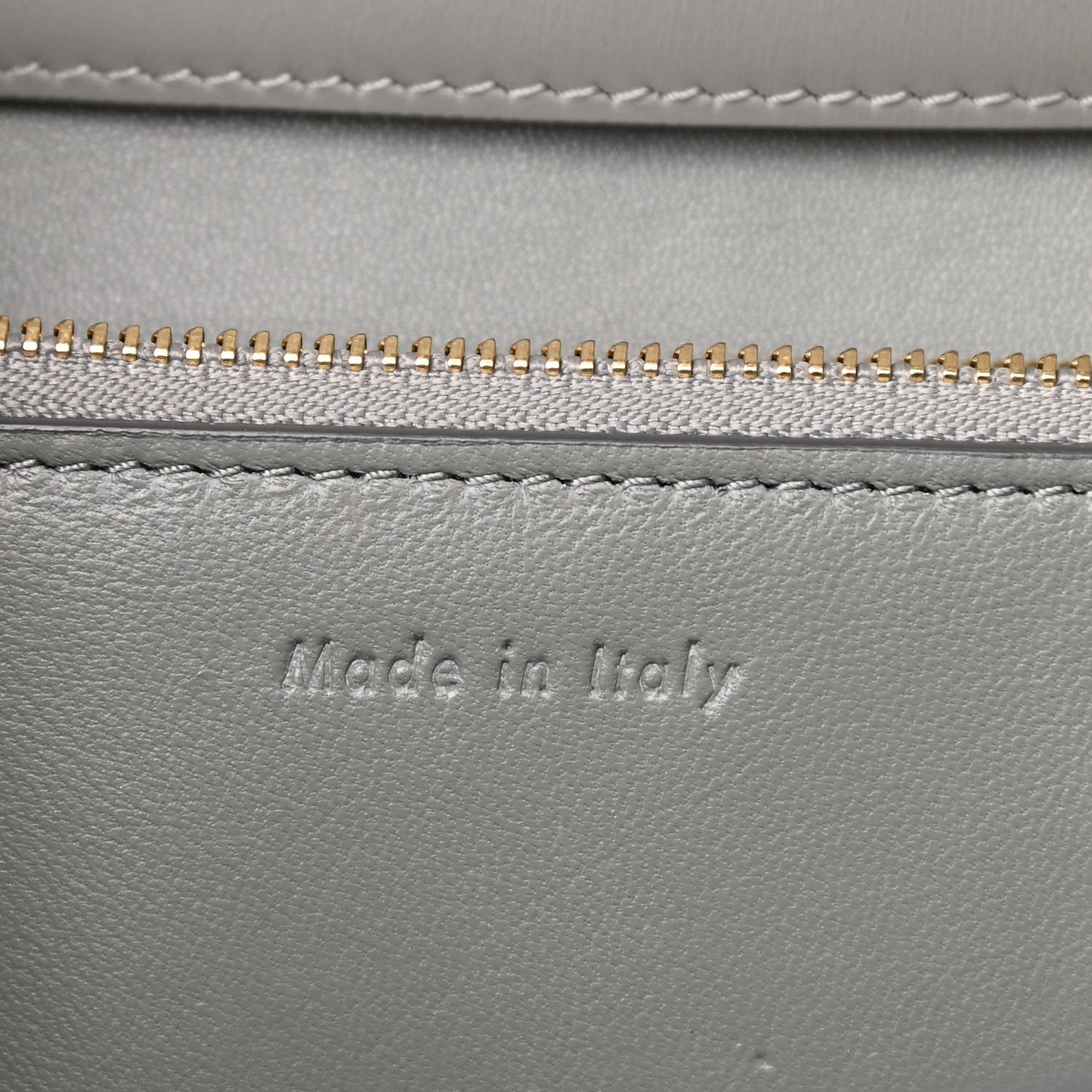 Box Calfskin Medium Classic Box Flap Bag Zinc