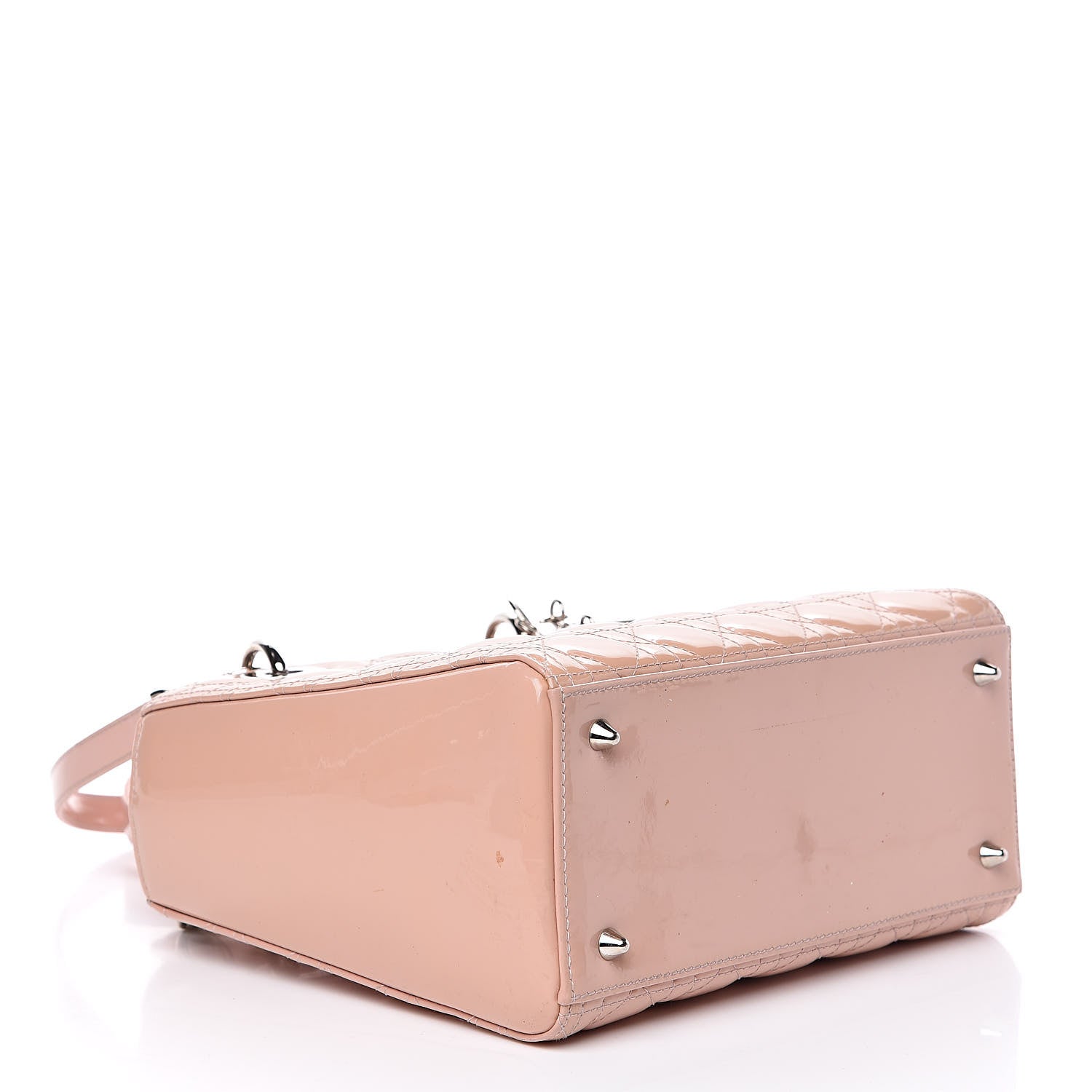 Christian Dior Patent Cannage Medium Lady Dior Pale Pink 4 of 16