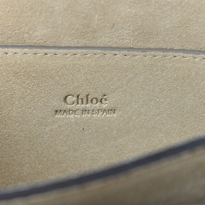 Chloe Suede Calfskin Small Faye Shoulder Bag Tobacco 6 of 9