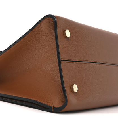 Christian Dior Grained Calfskin Medium Diorever Flap Brown 8 of 9