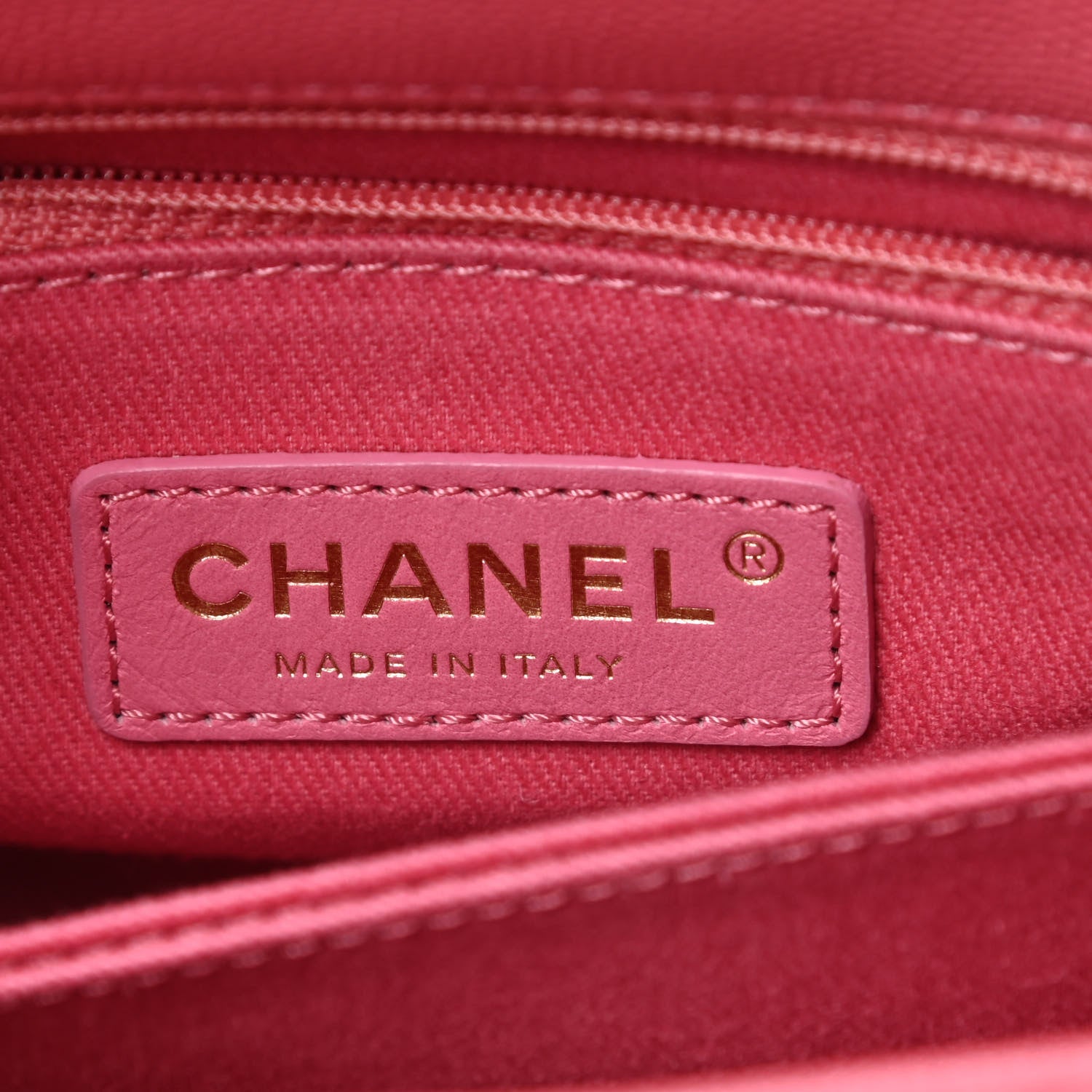 Chanel Caviar Quilted Mini Coco Handle Flap Dark Pink 6 of 11