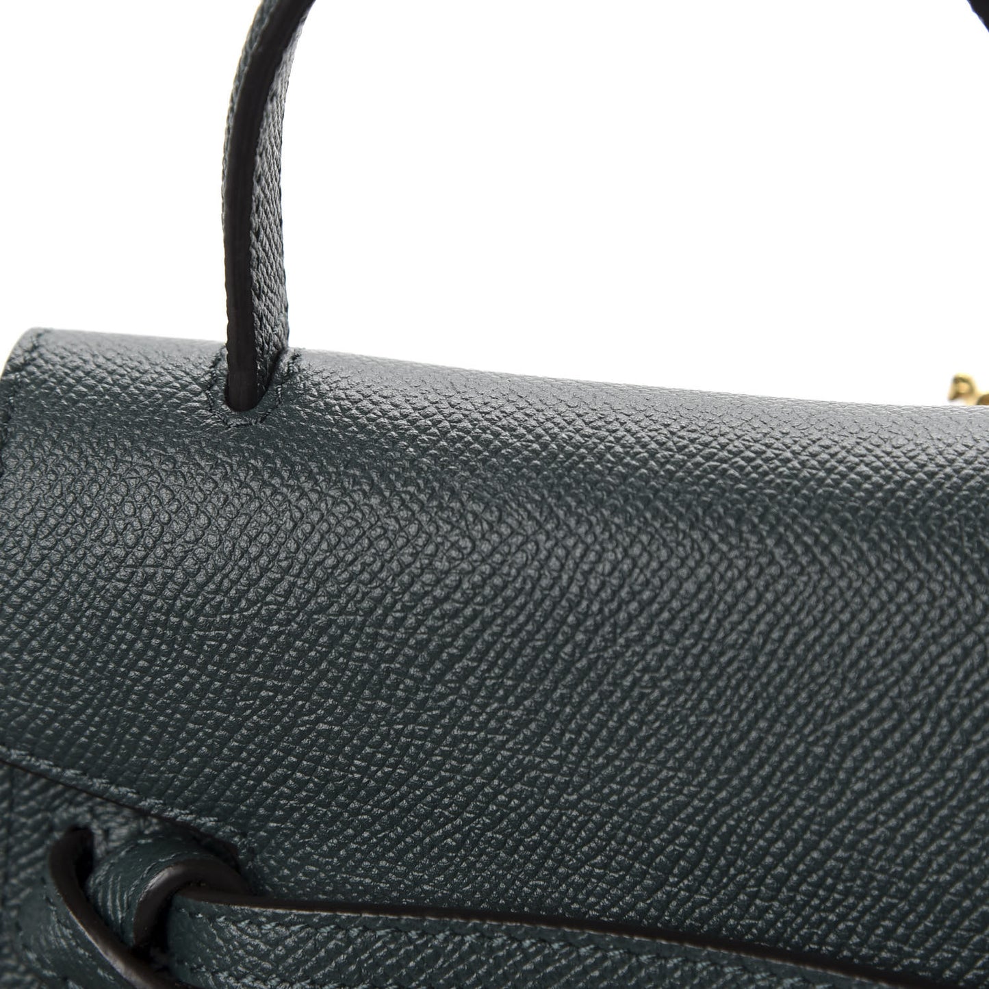 Grained Calfskin Pico Belt Bag Amazone