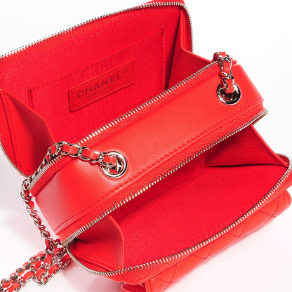 Chanel Lambskin Quilted Mini Pocket Box Red 5 of 7