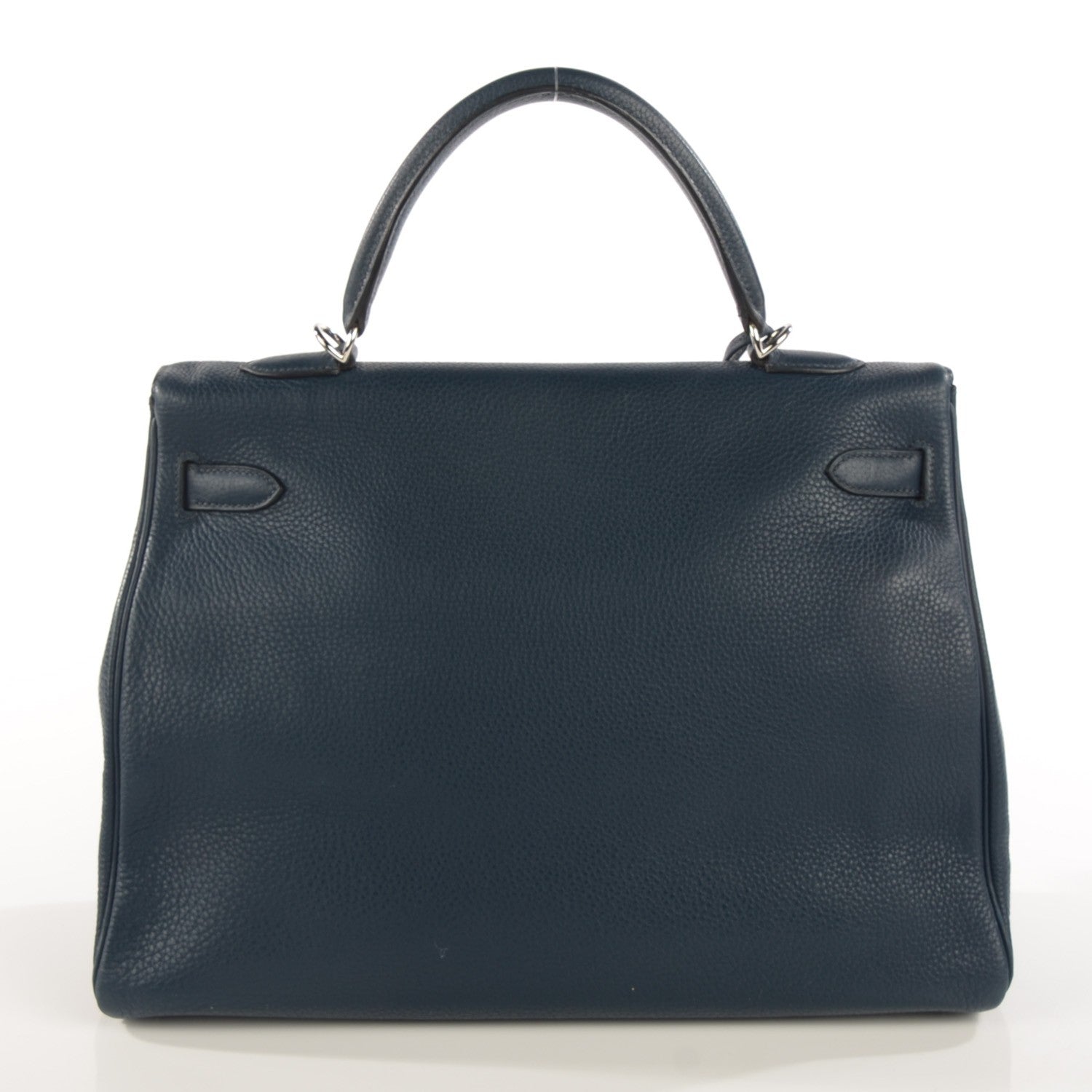 Hermes Taurillon Clemence Kelly Retourne 35 Bleu De Prusse 4 of 23