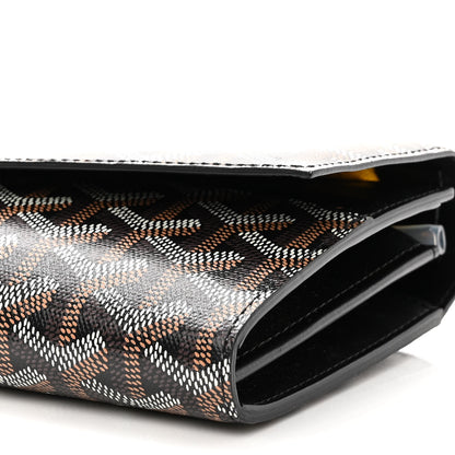 Goyard Goyardine Varenne Continental Wallet Black 9 of 10
