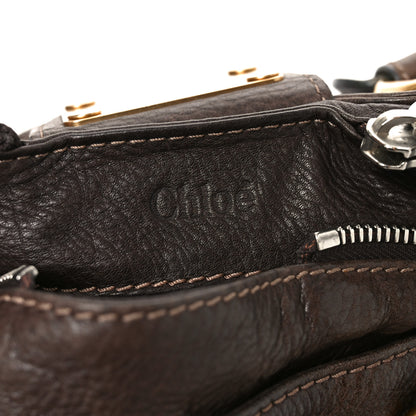 Chloe Calfskin Medium Paddington Satchel Chocolate 6 of 10