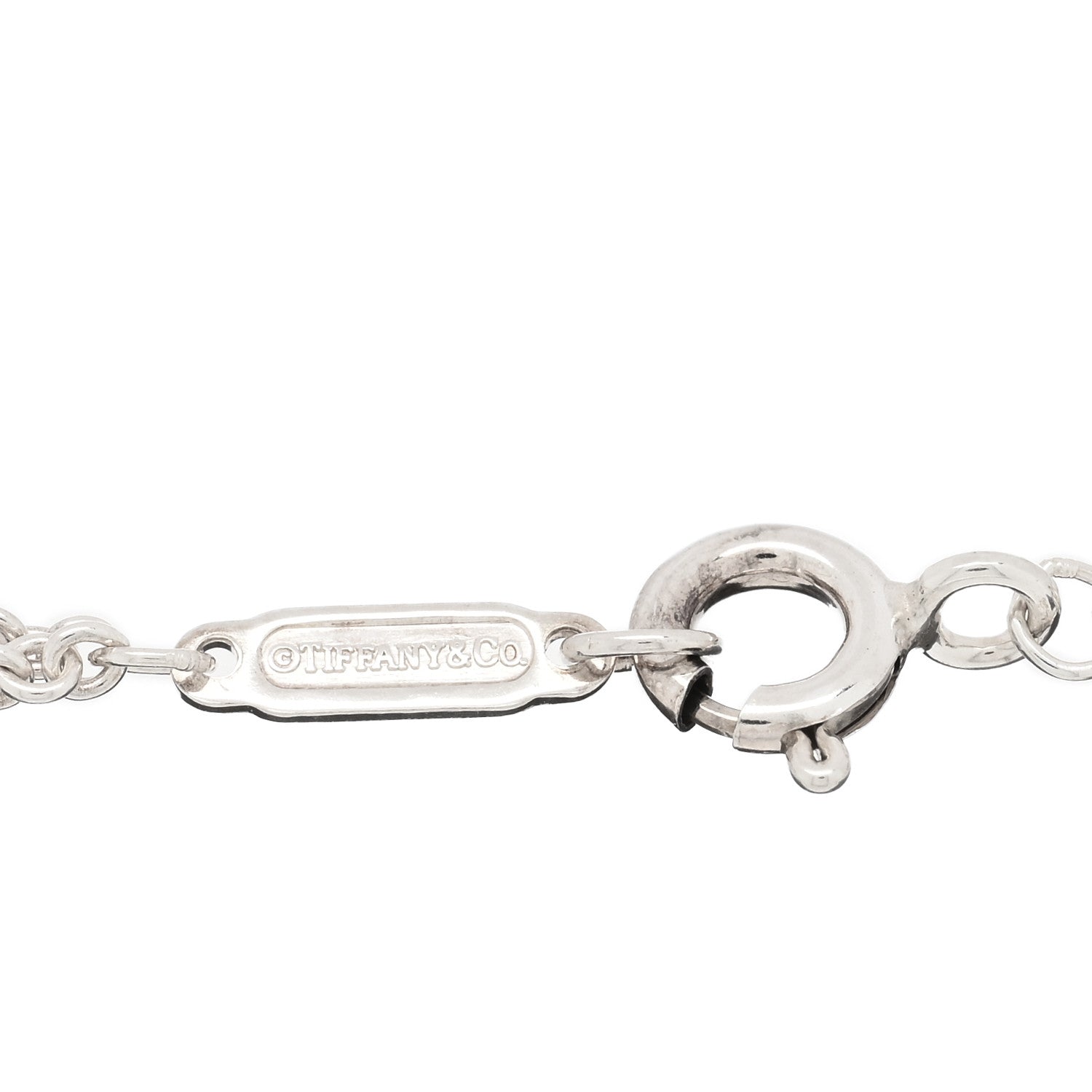 Tiffany Sterling Silver Infinity Double Chain Bracelet 3 of 3