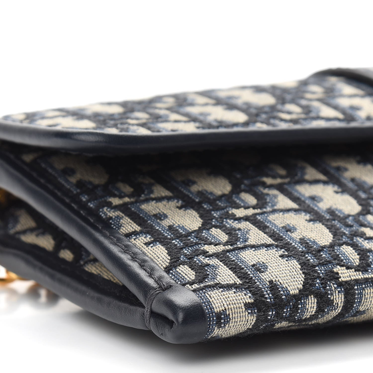 Christian Dior Oblique 30 Montaigne Chain Pouch Blue 8 of 9