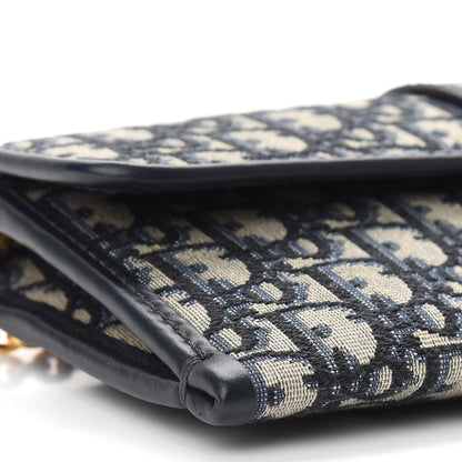 Christian Dior Oblique 30 Montaigne Chain Pouch Blue 8 of 9