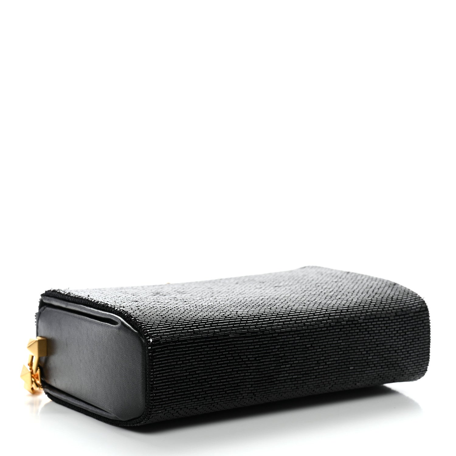 Valentino Garavani Beaded Rockstud Evening Clutch Black 3 of 8