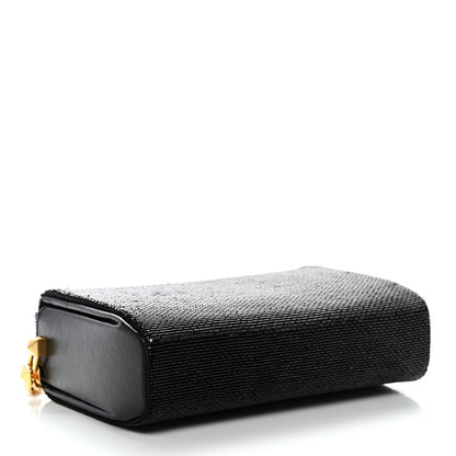 Valentino Garavani Beaded Rockstud Evening Clutch Black 3 of 8