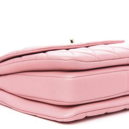 Chanel Lambskin Quilted Small Trendy CC Flap Dual Handle Bag Pink 9 of 14
