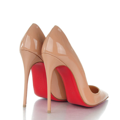 Christian Louboutin Patent So Kate 120 Pumps 38 Nude 4 of 6