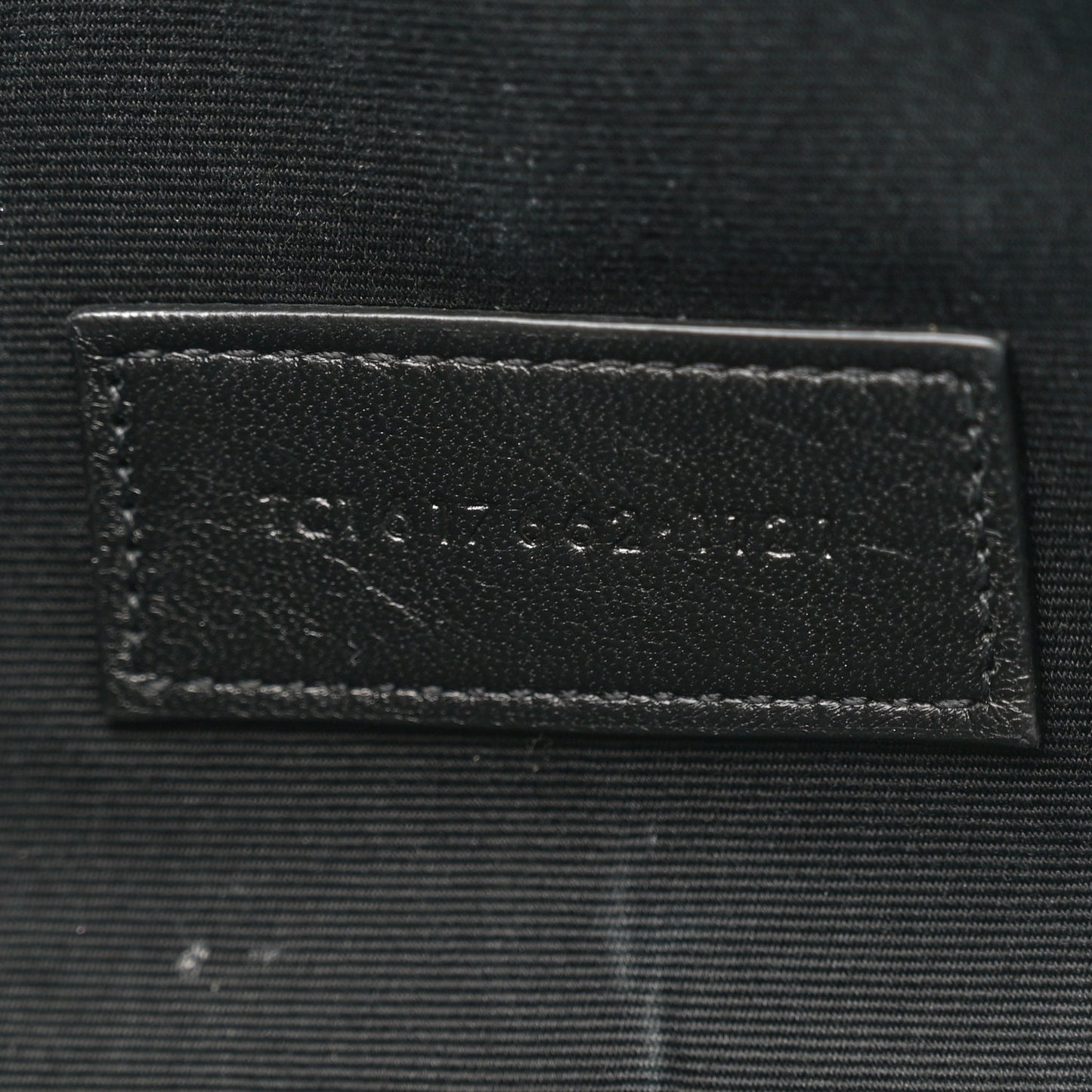 Grain De Poudre Matelasse Chevron Monogram Cassandre Flap Pouch Black