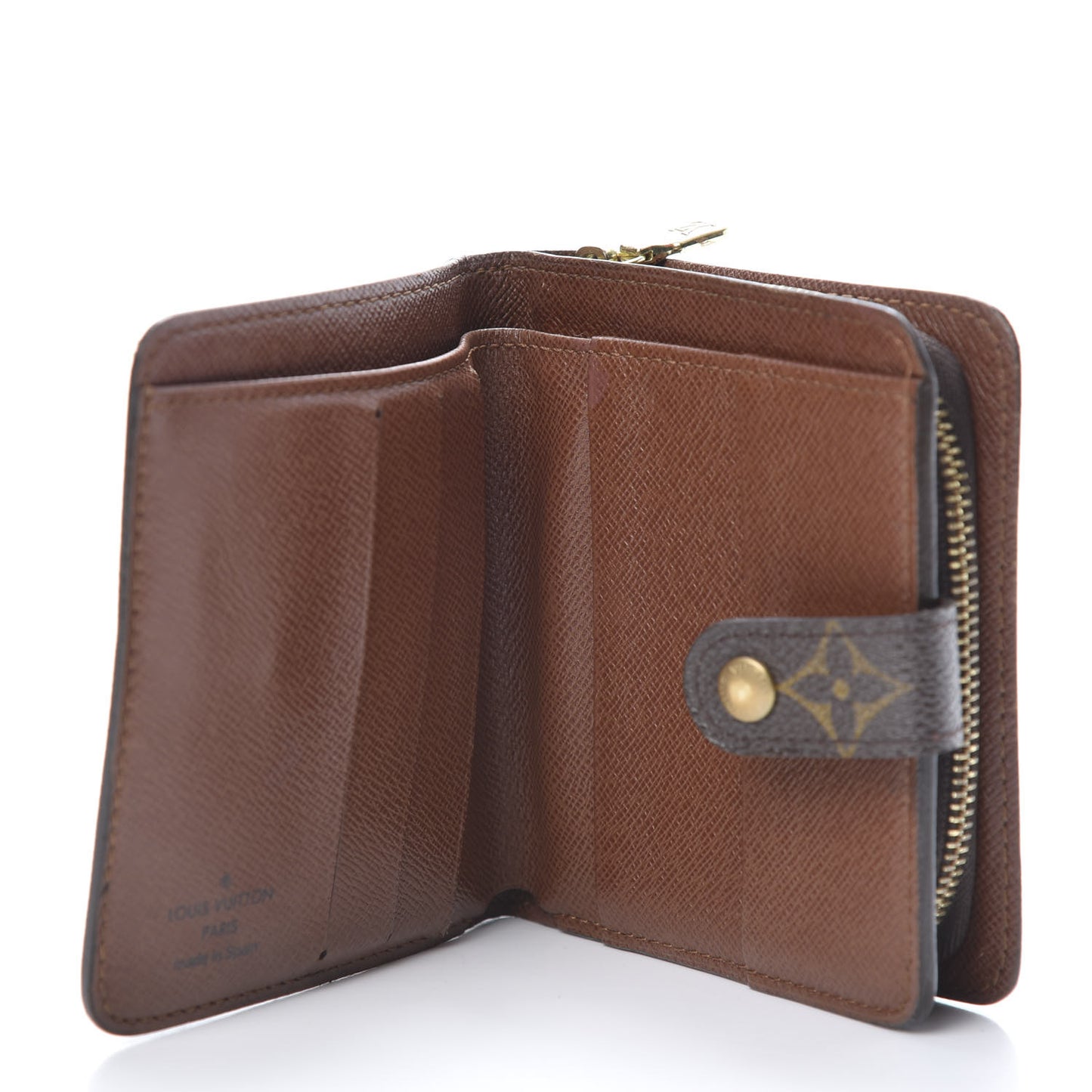 Monogram Compact Zippe Zipped Wallet