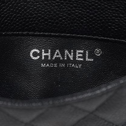 Chanel Caviar Quilted Daily Zip Crossbody Bag Black 6 of 11
