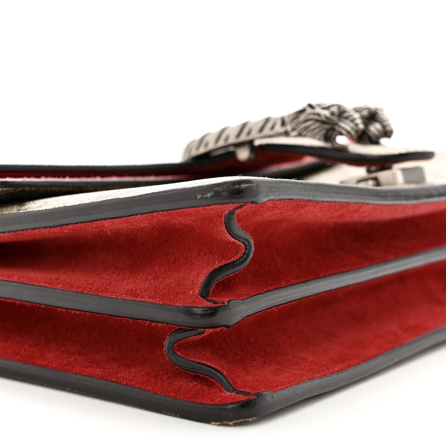 GG Supreme Monogram Small Dionysus Shoulder Bag Red