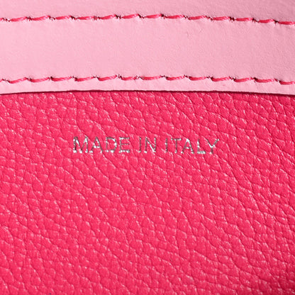 Christian Dior Calfskin Perforated Cannage Dioriva Tote Hot Pink 7 of 8