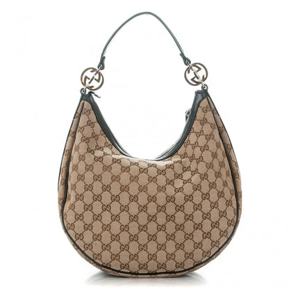 Gucci Monogram Medium GG Twins Hobo Black 1 of 7