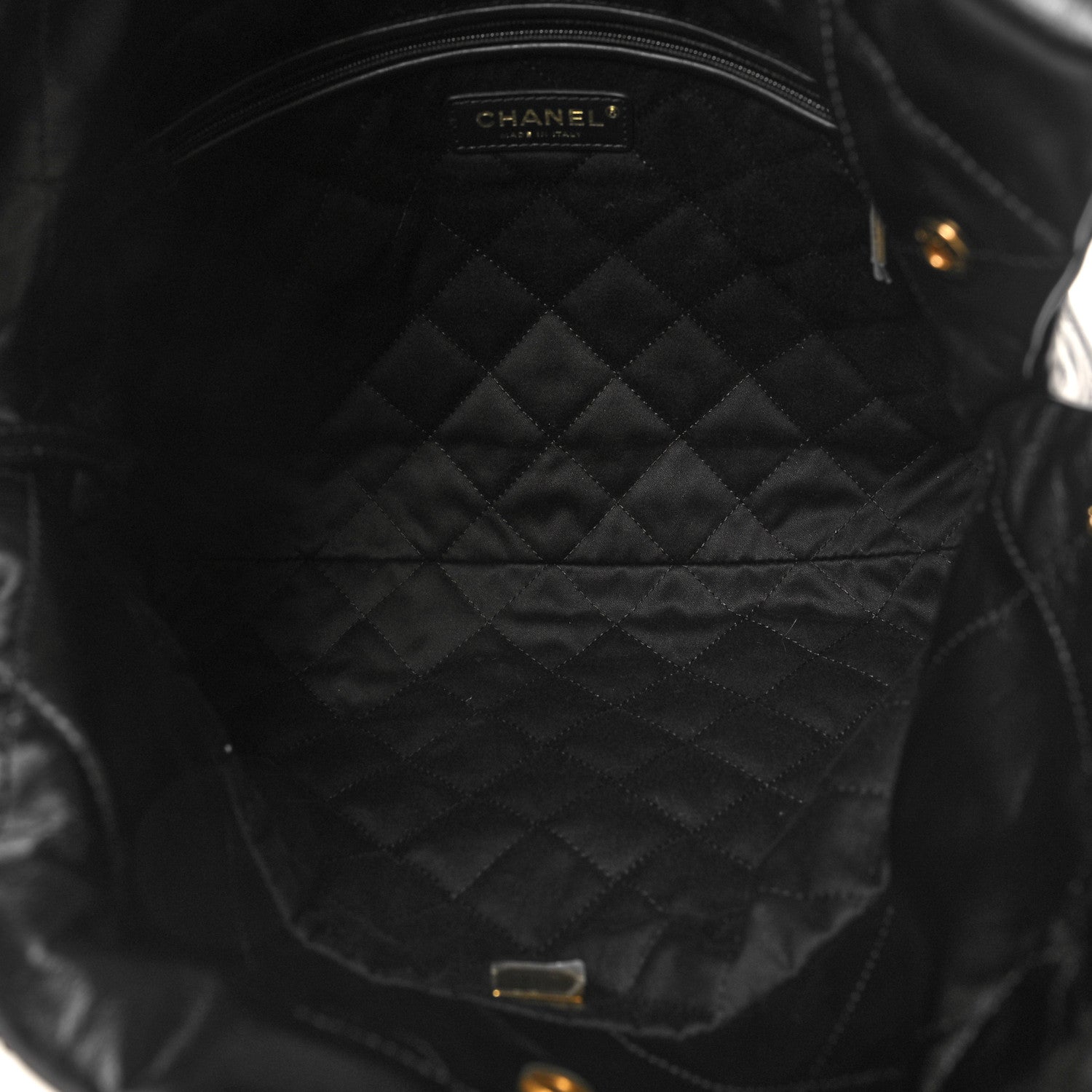 Chanel Shiny Calfskin Quilted Small Chanel 22 Black 6 of 11