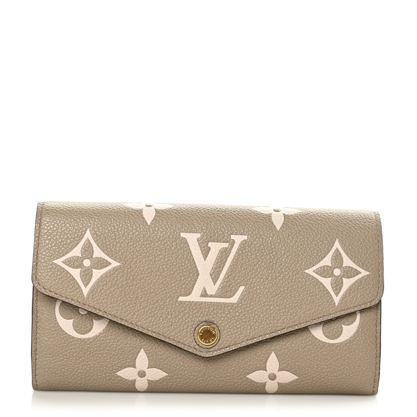 Empreinte Monogram Giant Sarah Wallet Tourterelle Creme