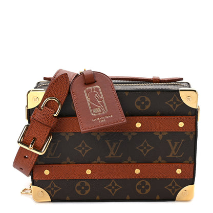 Louis Vuitton X NBA Grained Calfskin Monogram Handle Trunk Brown 1 of 9