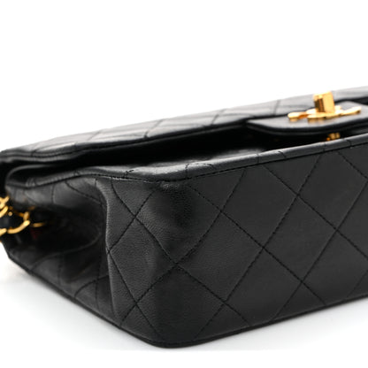Chanel Lambskin Quilted Small Double Flap Black 9 of 18