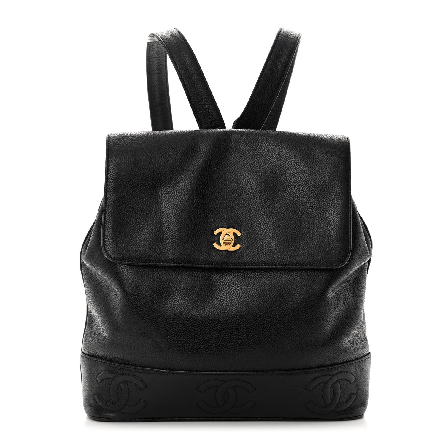 Chanel Caviar CC Backpack Black 1 of 21