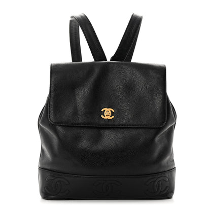 Chanel Caviar CC Backpack Black 1 of 21