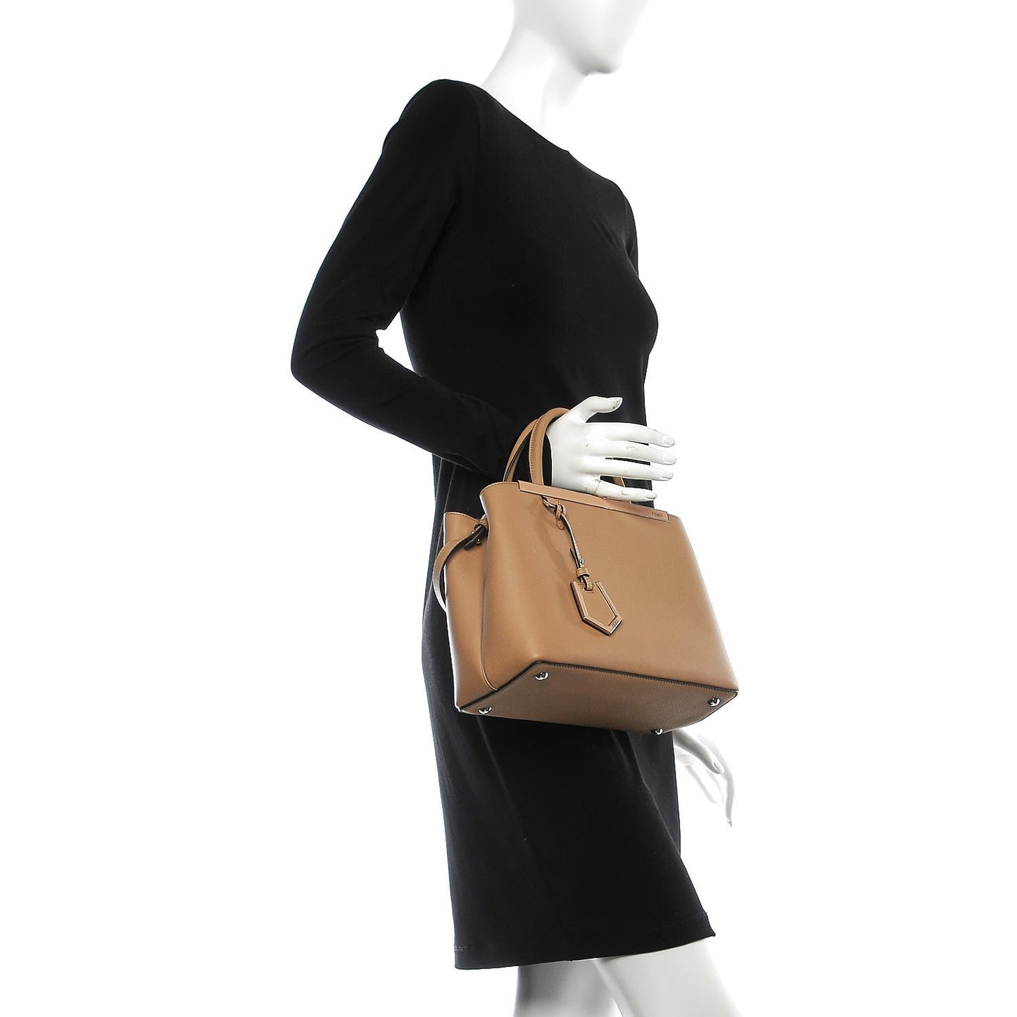 Vitello Dolce Century Petite 2Jours Tote Cuoio Tempesta