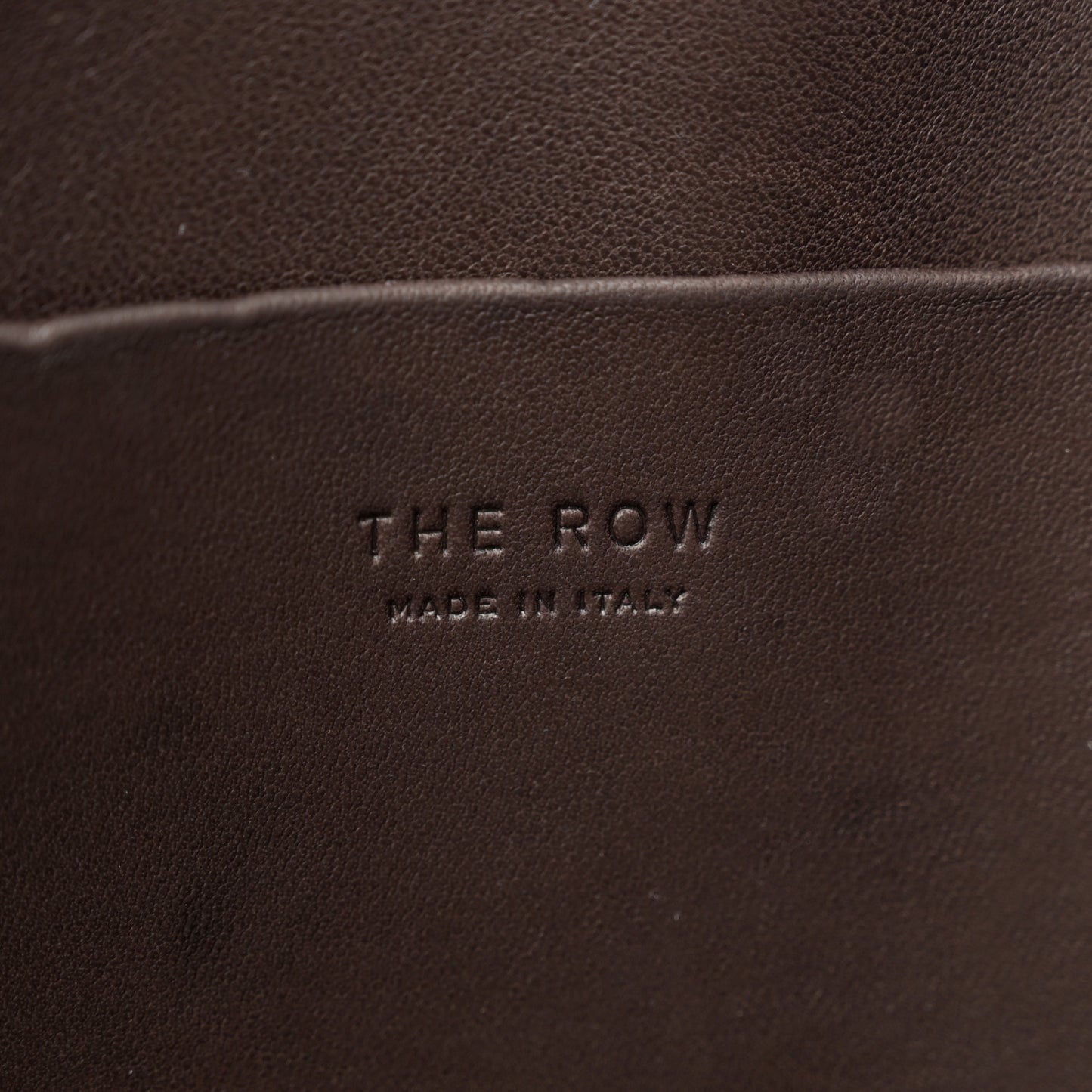 Polished Saddle Calfskin Dante Tote Dark Cuir