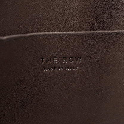 The Row Polished Saddle Calfskin Dante Tote Dark Cuir 6 of 13