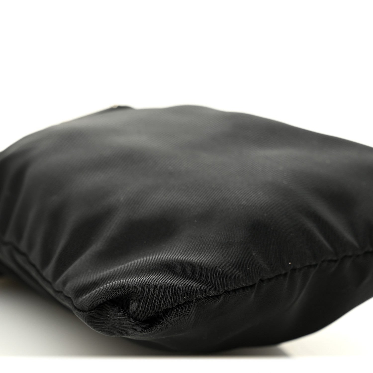 Prada Nylon Small Flat Messenger Bag Black 8 of 9