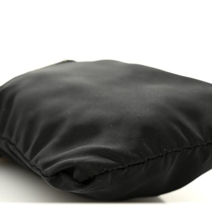 Prada Nylon Small Flat Messenger Bag Black 8 of 9
