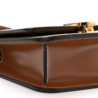 Burberry Canvas Calfskin Mini TB Bag Natural 8 of 9