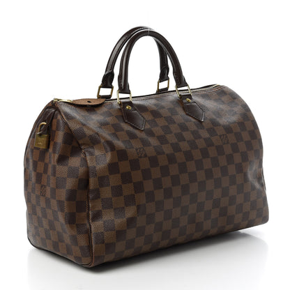 Louis Vuitton Damier Ebene Speedy 35 3 of 10