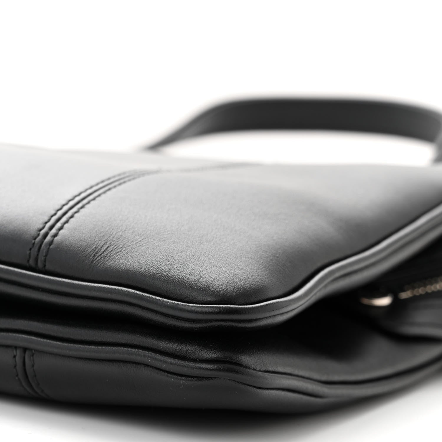 Gucci Calfskin Petite GG Small Tote Bag Black 10 of 10