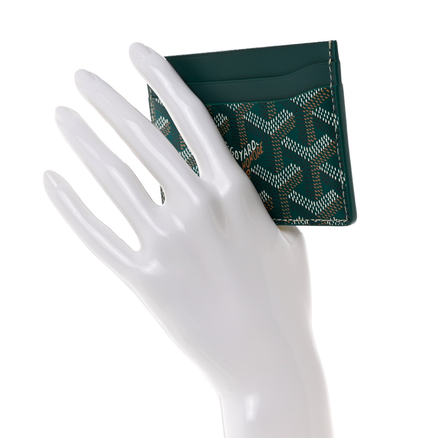 Goyard Goyardine Saint Sulpice Card Holder Green 2 of 7