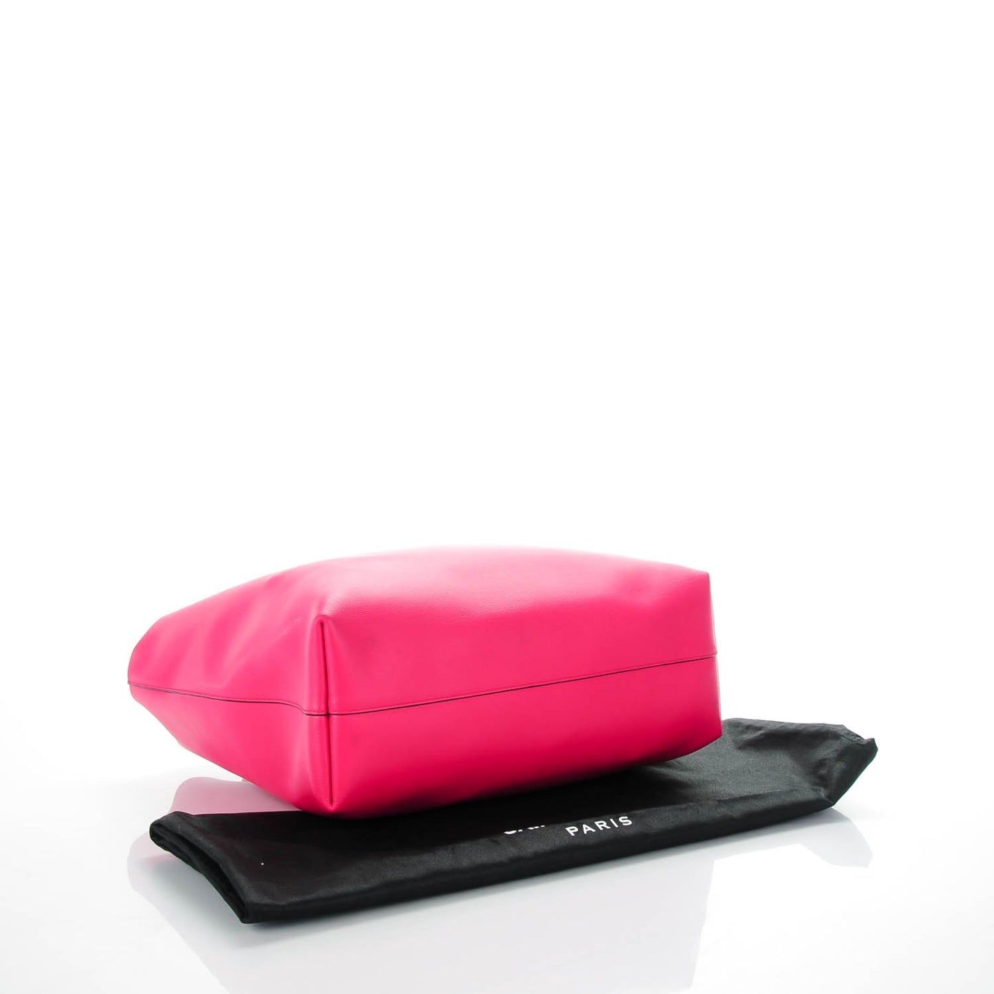 Calfskin Large Shopping Tote Fuchsia
