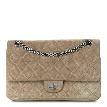Chanel Suede Calfskin 2.55 Reissue 226 Flap Beige 1 of 14