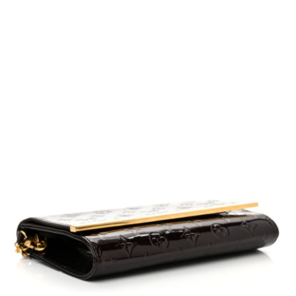 Louis Vuitton Vernis Ana Clutch Amarante 4 of 9
