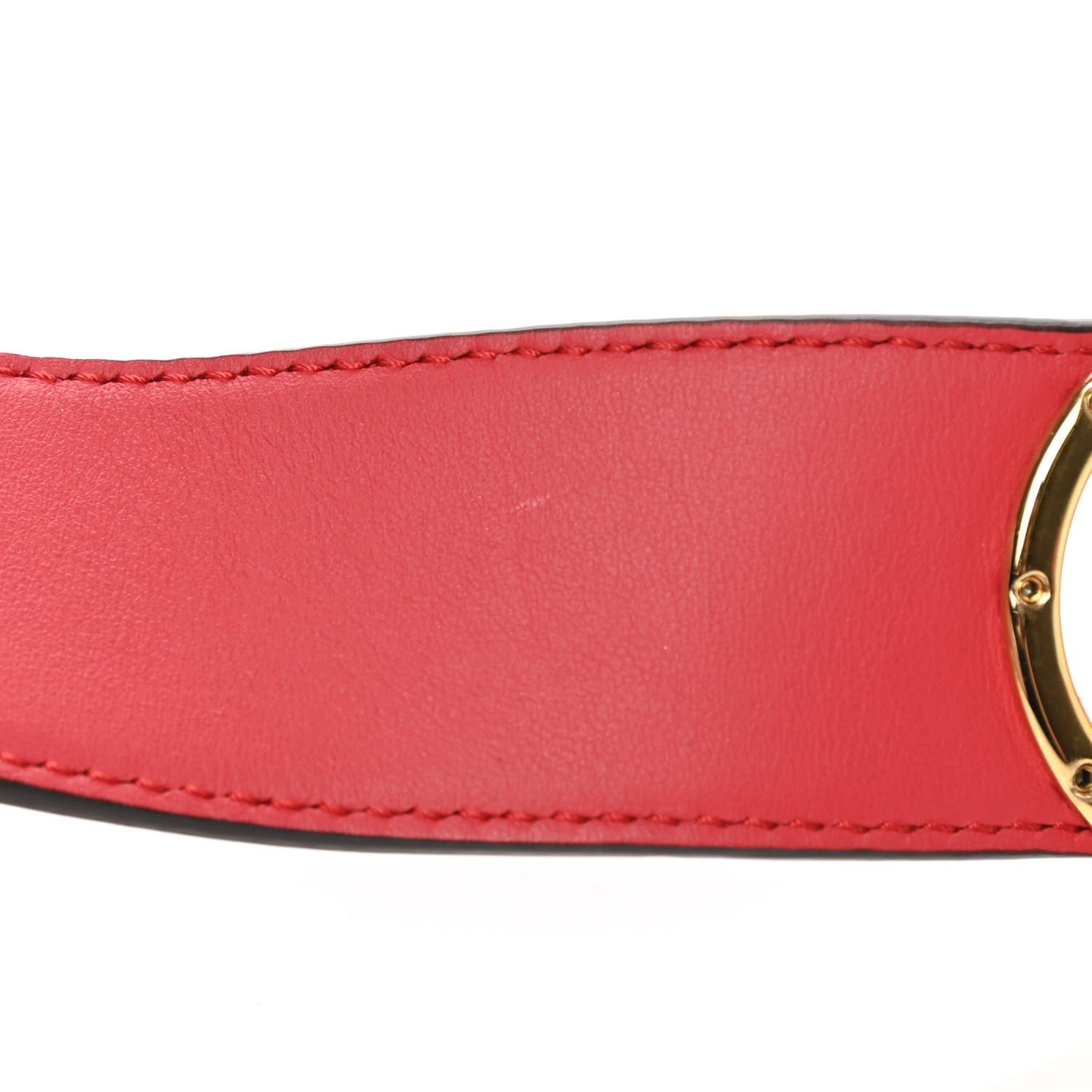 Calfskin F is Fendi Strap You Red