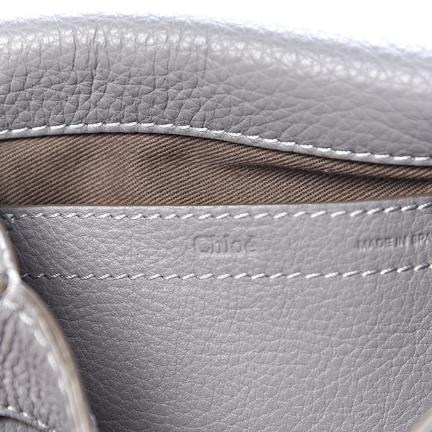 Calfskin Mini Marcie Round Crossbody Bag Cashmere Grey