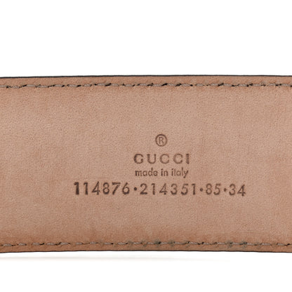 Gucci Guccissima Interlocking G 40mm Belt 85 34 Off White 3 of 5