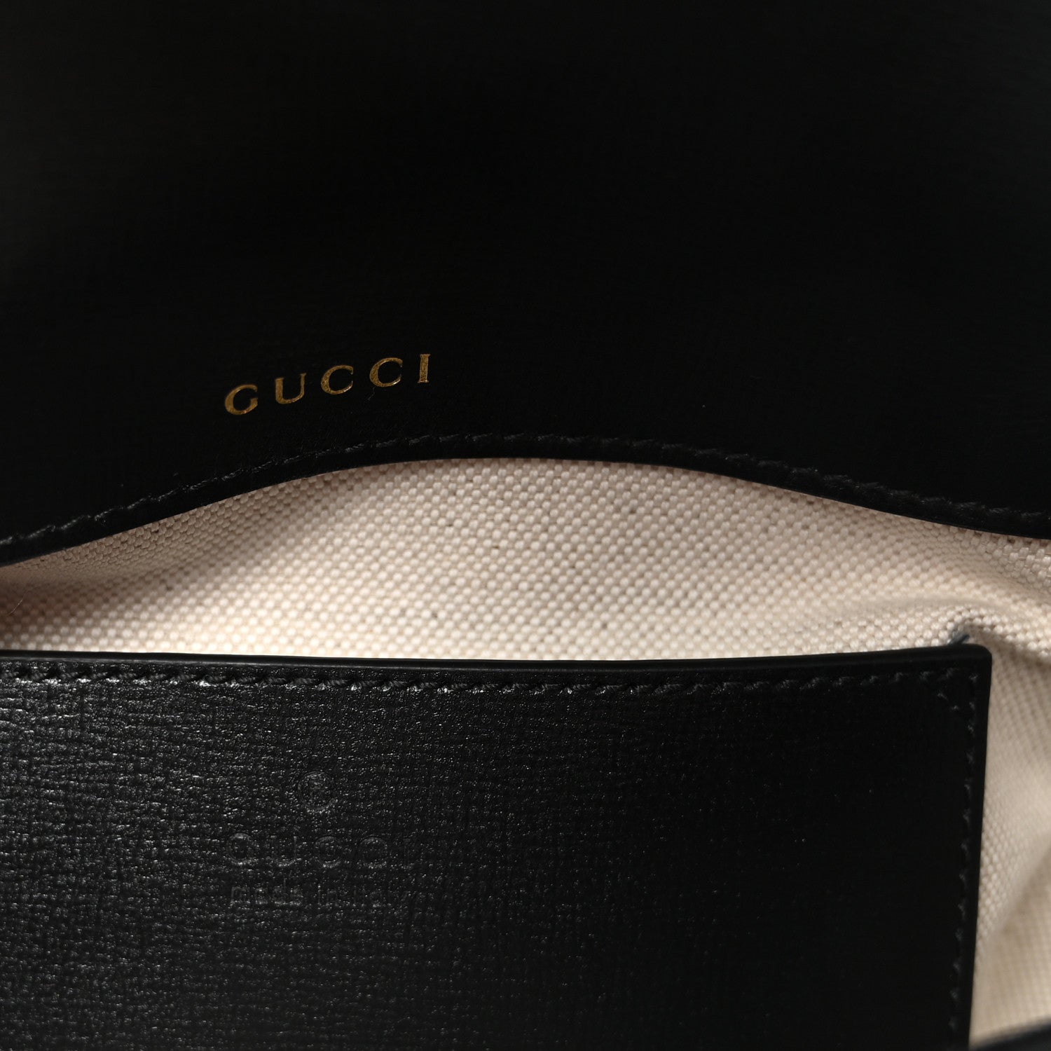 Gucci Azalea Calfskin Web Mini Horsebit 1955 Shoulder Bag Black 6 of 9
