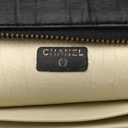 Chanel Lambskin Quilted Cosmetic Case Black 6 of 8